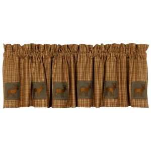 Deer Country Lodge Lined Valance