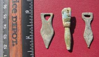 Ancient ROMAN? PHALLIC PHALLUS STRAP ENDS 4271  