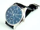 Parnis 43mm Power Reserve Black Dial Silvery Perf Automatic Wristwatch 