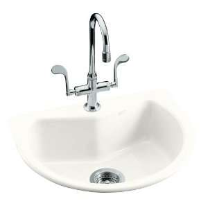   Entertainer Self Rimming Entertainment Sink, White