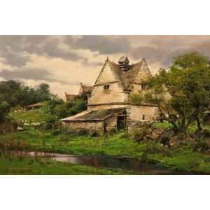 Bruce Cheever   The Dovecote, Cotswold, England Artists Proof Canvas 
