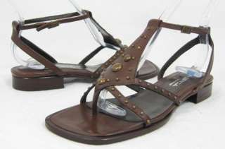 179 VIA SPIGA WINT Brown Womens Shoes Sandals 8.5 M  