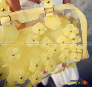 New Women Fashion Jelly Bucket Handbag Shoulder Bag 487  