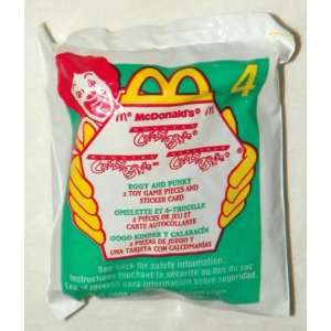 McDonalds   CRAZY BONES #4 Eggy and Punky (2 Game Pieces and Sticker 