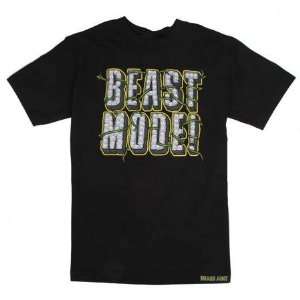  Shake Junt Beast Mode   Mens T Shirt   Black Sports 
