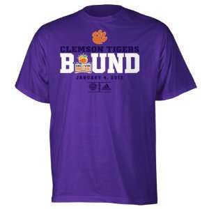  Clemson Tigers 2012 BCS Orange Bowl Bound T Shirt Sports 
