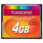 Transcend CF 4GB 133x 4 GB Compact Flash Memory Card for Canon 7D/XT 