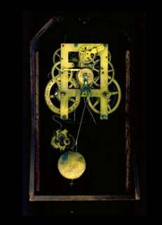 1868 Florenz Kroeber Cast Iron Mantle Chime Clock  