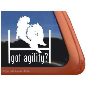  Agility Dog Agility Eskie Vinyl Window Decal Sticker 