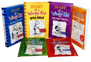 Diary of a Wimpy Kid Collection 6 Books Set Jeff Kinney  