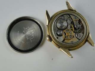Vintage Gruen Veri Thin Precision Mens Swiss Wristwatch Watch Old 10K 