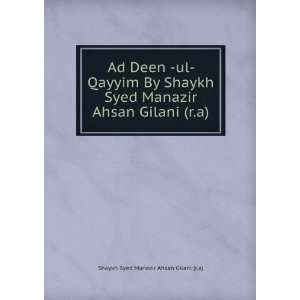   Ahsan Gilani (r.a) Shaykh Syed Manazir Ahsan Gilani (r.a) Books