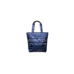   Small Tote, Dark Blue, Lined (Recycled Rice/Feed Bag) 