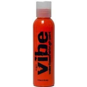   Fluorescent Orange Vibe Face Paint Water Based Airbrush Makeup: Beauty