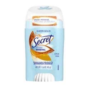  Secret sheer solid sheer mineral anti perspirant deodorant 