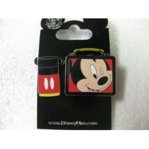  Disney Pin Mickey Lunchbox and Thermos First Release Toys 
