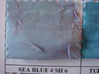 sea blue shimmer crushed fabric wholesale by roll 50w  