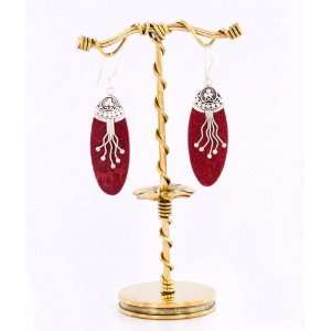   FOWER Bronze Earring   Hanger Organic Holder Display Stand: Jewelry