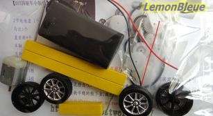 Mini 2WD 4WD DIY Car Chassis Set Solar Robot Project Platform can 