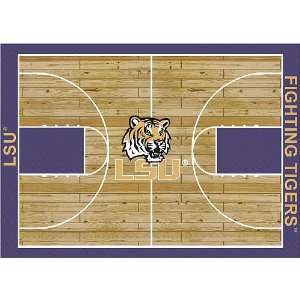  Lsu Tigers College Basketball 7X10 Rug From Miliken 