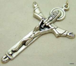 Jesus Crucifix Pectoral Cross W/Dove And God Halo NR!!  