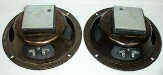 Pair Vintage Magnavox 8 Stereo Speakers Woofers ~ Free Shipping 