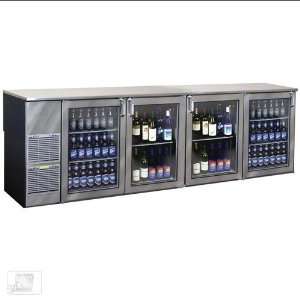    XSH(LRRL) 108 Glass Door Two Zone Back Bar Cooler: Kitchen & Dining