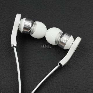 White In Ear Headphone earphone Earbuds 3.5mm for iPod iPhone  MP4 