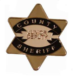 Kids County Sheriff Badge (BADGE ONLY) BG 8001  