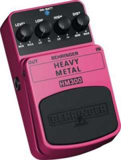 Behringer HM300 Heavy Metal Distortion Effects Pedal  