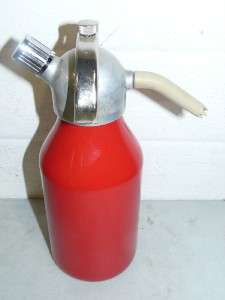 Vintage Red Whipped Cream Whipper Dispenser CO2 EC  