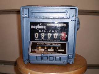 Neptune Meter Register Model 834 Code 0 ***Warranty***  