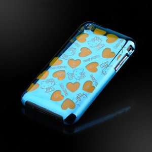  Hello Kitty Blue & Orange Hearts Luna electroplated case 