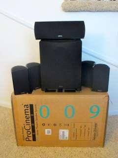 Definitive Technology ProCinema 600 Surround Speaker System IMMACULATE 
