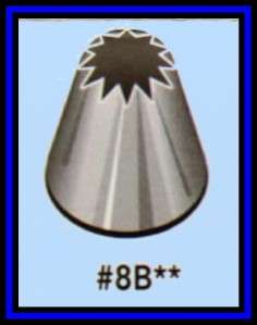 NEW Wilton ***OPEN STAR Tip Number 8B***  
