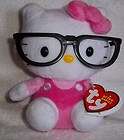 New w Tag Licensed Ty Beanie Hello Kitty Heart V day!  