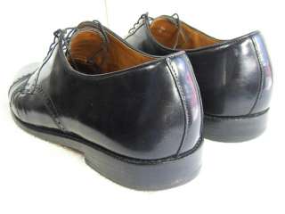 COLE HAAN Mens 8.5 D (medium) Black Dress Oxfords Lace Up Shoes  