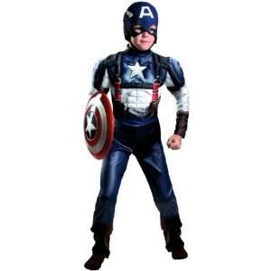  Captain America Muscle Costume: Toys & Games