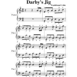    Darbys Jig Easy Piano Sheet Music: Traditional Celtic: Books