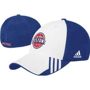  Detroit Pistons Mesh Back Structured Flex Hat Sports 