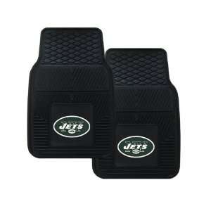   Universal Fit Front All Weather Floor Mats   New York Jets: Automotive