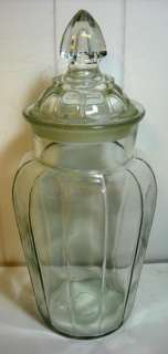 VINTAGE 13 1/2 OLD CANDY STORE COUNTER JAR  