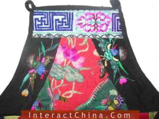Antique Embroidery Textile Art Miao Hmong Costume #324  