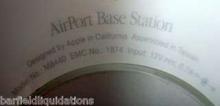 Apple Airport Base Station Model M8440 Snow White good  