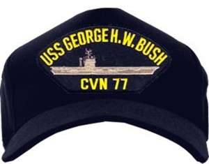 Baseball Cap Navy USS George H. W. Bush CVN 77 98052  