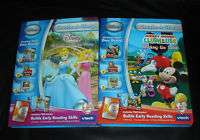 LOT OF 2 VTECH CREATE A STORY MICKEY MOUSE & CINDERELLA  