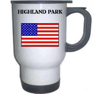  US Flag   Highland Park, Illinois (IL) White Stainless 