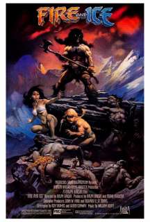 Fire and Ice 27 x 40 Movie Poster Leo Gordon  