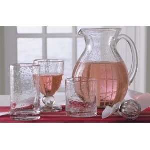 Clear Bubble Glass Pitcher, By Tag:  Kitchen & Dining