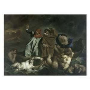   Enfers Giclee Poster Print by Eugene Delacroix, 16x12